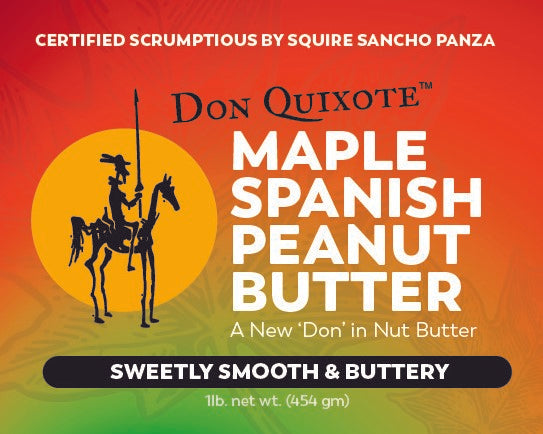 The INDECISION PACK: 4 jars in all: One each of SMOOTH, CRUNCHY, MAPLE, and SPANISH PEANUT & PECAN