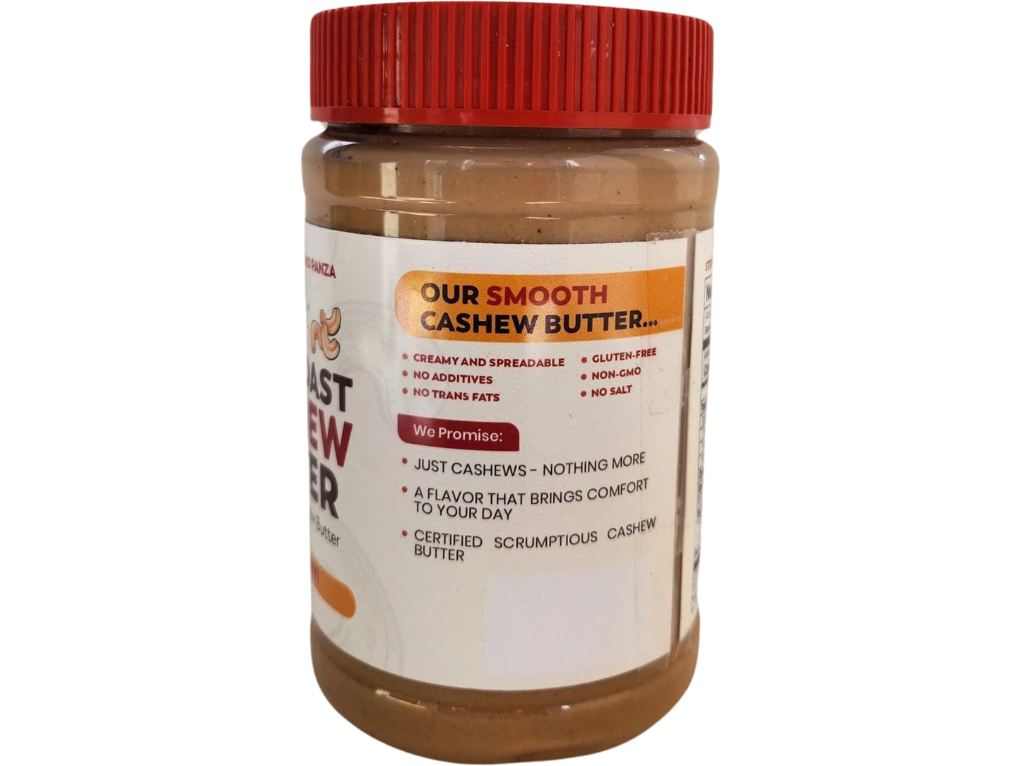 DRY-ROAST CASHEW BUTTER, smooth & delicious, 1 lb.